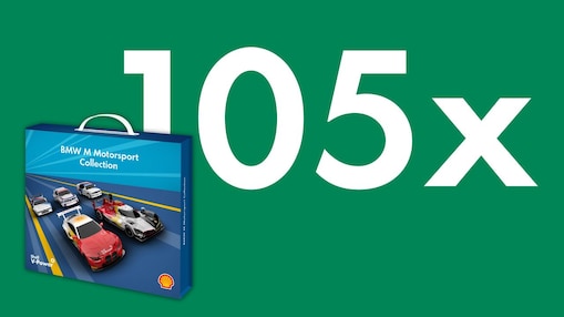 105 x Shell BMW M Motorsport Collection ferngesteuerte Modellautos