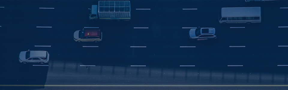 Foto eines Shell Card LKW-Kunden beim Fahren auf der Autobahn