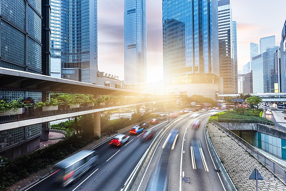 Wolkenkratzer in Hongkong