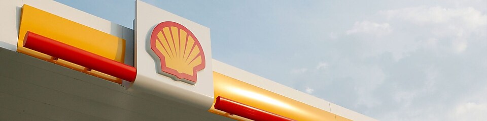 Eine Shell Tankstelle