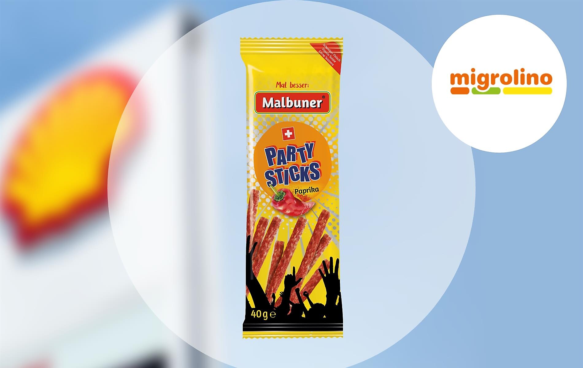 Malbuner Party Sticks Paprika für CHF 1.70