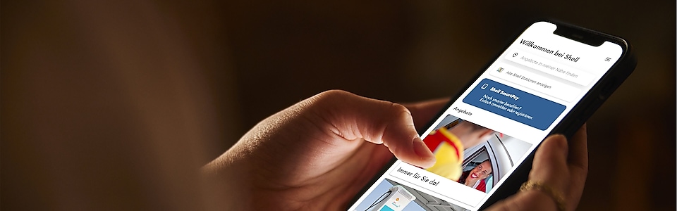 App Screen der Shell App