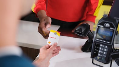 Procédure de paiement avec la Shell Card