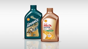 Illustration des huiles moteur Shell Helix.