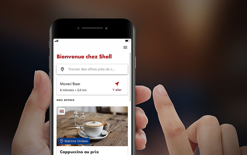 Application Shell avec offres et nouveautés ouvertes