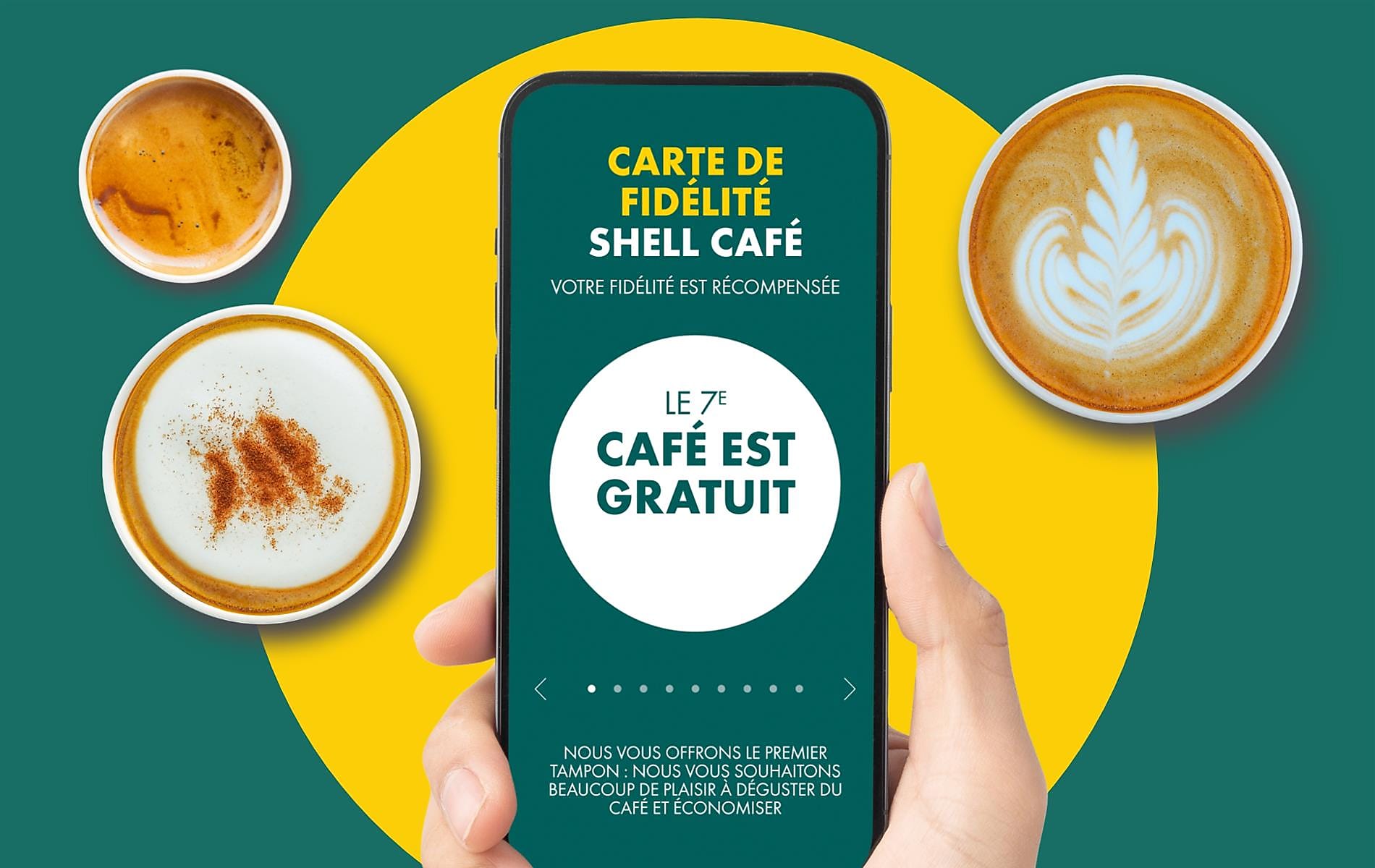 Nouveau : votre carte de fidélité Shell Café