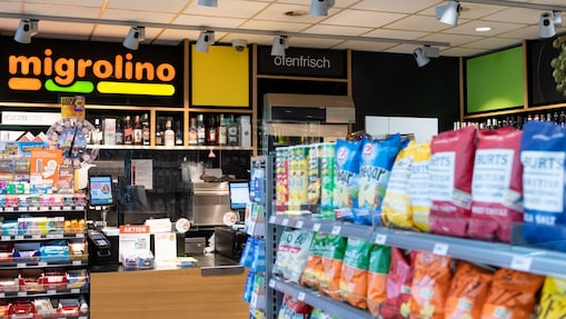 Shop de station-service migrolino chez Shell