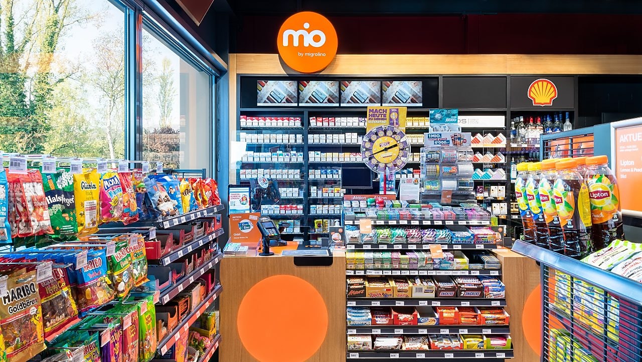 Shop de station-service mio chez Shell